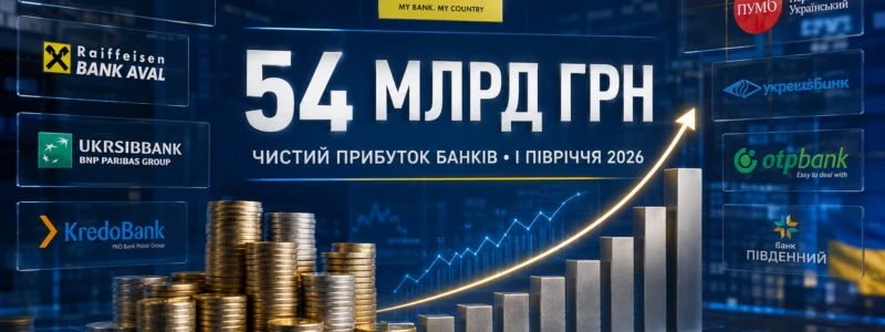 Банки України отримали 54 млрд грн чистого прибутку за перше півріччя 2026 року